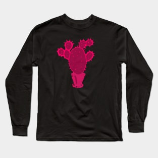 Pink cactus Long Sleeve T-Shirt